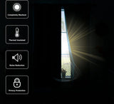 1 Panel Beige Blackout Curtain Panel With Grommets, Thermal Insulating Microfiber Drapes For Bedroom V1237-ZY-807-317