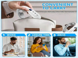 Wireless Neck Massager with Heat & 10 Modes Electric Pulse Pain Relief for Australian Office V1107-WIRELESS NECK MASSAGER WITH HEAT