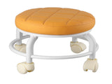 Rolling Ottoman High Density Memory Foam Waterproof Quiet Wheels Double Layers Footrest Stool for V1294-YM0703-3116230006311