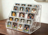 Business Card Holder Display Stand Desktop Organizer 5-Tier Acrylic Clear 1-Pack 13.58" x 9.06" x V1366-AZ2-W-16039
