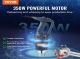 Commercial Immersion Blender, 350W Heavy Duty Hand Mixer, 12 inch Stepless Variable Speed Mixer with V952-ZXSCJBQ350WBFMXPAV3