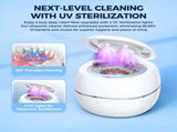Ultrasonic Retainer Cleaner, 42kHz Portable UV Cleaner fors Aligner Mouth Guard V1337-MU-S5WU-7I6R