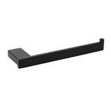 Bathroom Matt Black Stainless Steel Square Towel Rack Clothes Wall Mount Holder V1233-87008BL