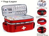 Red Blue First Aid Kit Bag Emergency Medical Storage High-Quality First Aid Bag V1106-DSZ-ERFV6984