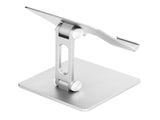 Adjustable Phone Stand Aluminum Alloy Reusable Tablet Holders Rack for Office Home BedroomSilver V1294-YM0714-3113210243412