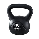 Everfit 8kg Kettlebell Set Weight Lifting Bench Dumbbells Kettle Bell Gym Home FIT-K-KB-8KG-BLACK