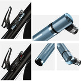 Bike Pump Portable, Compressor Nozzle Adapter Easiest use with Both Presta and Schrader Pump V1370-AZ4-12630