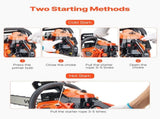 40 cc Gas Chainsaw, 355 mm Gas Powered Chainsaw, 1.3 kW Power Chain Saw with Non-Slip Handle, V952-RQLJ14INCHEC4M9U6001V0
