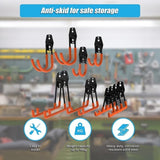 12-Pack Wall Mount Garage Hooks Tool Storage Workshop Organiser Heavy Duty Steel V63-827291