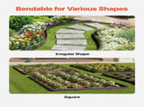 Metal Landscape Edging, 8 Packs 72 in Rust-Resistant Aluminum Alloy Landscape Edging, Bendable V952-LZJSPZ8PCS72VOIEEV0