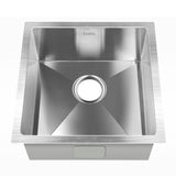 Cefito Kitchen Sink 44X44CM Stainless Steel Basin Single Bowl Silver SINK-4444-R010