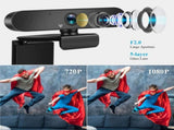 Webcam, Webcam for PC, Upgrade Computer USb 1080p HD Network Online Class Live V1192-AZ-W-29559