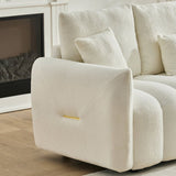 35 "Teddy fabric sofa, modern lounge chair, upholstered with a pillow V1316-W2564P376428
