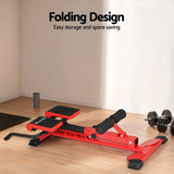 Everfit Weight Bench Adjustable Roman Chair 10 in 1 Home Gym Fitness 200kg FIT-I-BENCH-FID-RD