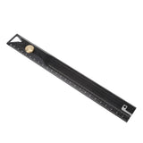 Aluminum Alloy Straight Ruler 25cm Precise Scale Professional for Woodworking Drawing Measuring Tool V1294-YM0901-3114240054311