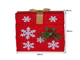 Christabelle Animated Santa Gift Box LED Christmas Tree Decoration Xmas Ornament 112_SHE100
