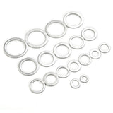 18Sizes 450Pcs Car Engine Oil Drains Plug Aluminum Washer Gasket Nut Bolt Set Sealing Ring O Rings V1189-LWWAL-20260327-04172