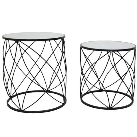 Phillip Mirror Top Side Table 53cm V637-E522967