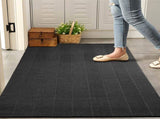 Marlow Extra Large Floor Rug Non Slip 90cm x 305cm Grey FR2046-TR-DG