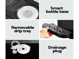 Devanti 20kg 3 in 1 Ice Maker Machine Cold and Hot Water Dispenser 3L Silver IM-ZB20WD-BK-SS