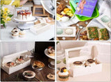 Cupcakedozen - With paper - 30 pieces - with 2 paper holders - Cupcake cases - Cake boxes - for V1259-DP01-BO-77