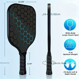 Double racket, Pickleball racket set, glass fiber graphite Pickleball racket set , Pickleball racket V1102-HEPK-003