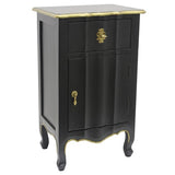 Dynasty 1 Drawer / 1 Door Bedside Table 65cm V637-48039