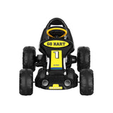 Rigo Kids Pedal Go Kart Ride On Toys Racing Car Plastic Tyre Black GKRT-F1D-BK