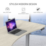 FORTIA Sit To Stand Up Standing Desk, 150x68cm, 72-118cm Electric Height Adjustable, Ergonomically V219-ADKASTFO5WOSA