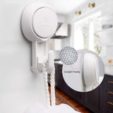 5 Pack Suction Cup Storage Baskets, Drill-Free Wall Organisers for Soap, Towels, Toiletries, Kitchen V1189-LC-AMZ-00272