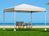 Instahut Gazebo 2x2m Outdoor Patio Garden Marquee Shade w/ Base Pods White GAZEBO-T-2X2-F-EC-WH-BASE