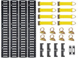 E Track Tie Down Rail Kit 30PCs 1.52m E Track Rails Enclosed Cargo Trailer V952-HSPSE5FT28PCSYVR0V0