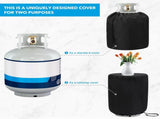 Propane Tank Cover with Side Stable Tabletop Feature for Standard 20lb Tank Cylinder, Waterproof and V1258-DP02-C-511