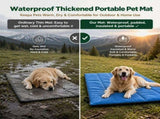 Foldable and Portable Dog Mat, Waterproof Oxford Fabric Travel Mat, Dog Cushion, Large Size 110 x 68 V1107-CS-OLGPFGG20