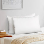 Giselle Bedding Goose Feather Down Pillow Luxury Twin Pack PILLOW-GOOSE-WALLX2