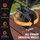 VEVOR Collapsible Wagon, 3 cu.ft Beach Wagon Cart with All-Terrain Wheels, Heavy Duty V952-ZDHYBXSSTCHSFRW7MV0