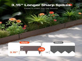 Steel Landscape, 5 Packs 990 x 181 mm Rust-Resistant Metal Landscape, Bendable Garden V952-DXGJSPZ5PCS39ATCXV0