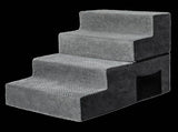 Pawz 4 Steps Pet Stairs Dog Ramp High Density Foam Grey PT1290-4