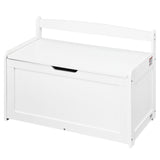 VEVOR Kids Toy Storage Bench Wooden Toy Box Chest 32.68 x 17.91 x 24.02" White V952-XTETCWDYHLBC1UNIRV0