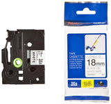 Brother 18mm Black on White FlexibleTZE Tape V1202-V2-COB-TZE-FX241