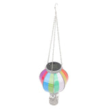Hot Air Balloon Solar Lantern with Candle Holder Decorative Solar Hot Air Balloon Flickering Flame V1294-YM0901-3111240203111