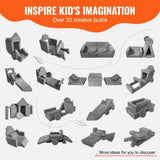 Play Couch, 15pcs Modular Kids Nugget Couch, Toddler Foam Sofa Couch with High-density 25D Sponge V952-ETSF1656625YVMCKFV0