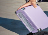 Crosley Cruiser Portable Retro CD Player with Stereo Bluetooth Speakers, FM Radio - Lavender V398-CR3505A-LN