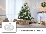 Festive Ornament, Transparent Plastic, Perfect for Christmas Tree and Party, 12Pcs V1369-AZ3-W-15680