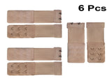 SWETRACE Bra Extension Buckle Polyester 6Pcs 3In Size 3 Beige V1189-LWWAL-20260327-03291