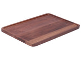 Walnut Service Plate Square Decoration Fruit Food Dessert Plate Tray Wooden BBQ Plate34x23x2 V1294-YM0718-3111200300913