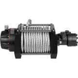 Industrial Hydraulic Winch 9071kg, Hydraulic Anchor Winch with 24m Strong Steel Cable, Hydraulic V952-YYJP20000B0000001V0