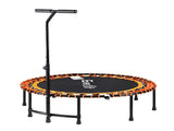Everfit 48inch Fitness Foldable Trampoline Jumping Rebounder Home Gym Handrail TRAMPO-D-FOLD48-R-OR