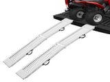 Steel Ramps, 1000 lbs, 2Pcs Heavy-duty Ramps Wider Ramp Surface, Universal Stable Loading Ramp V952-ZZGPDGZ1000LL25YEV0