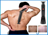 USB Rechargeable Back Shaver for Men, Double Blade Hair Remover V1263-JX-3993